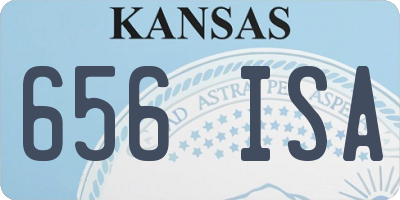 KS license plate 656ISA