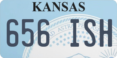KS license plate 656ISH