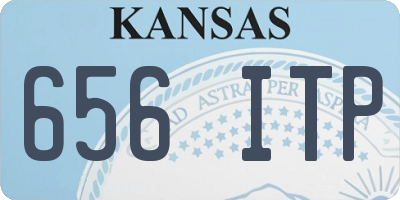 KS license plate 656ITP