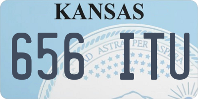 KS license plate 656ITU
