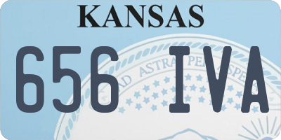 KS license plate 656IVA
