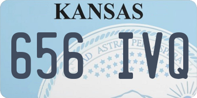 KS license plate 656IVQ