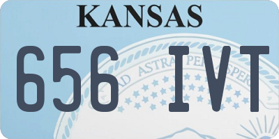 KS license plate 656IVT