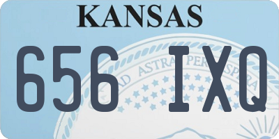 KS license plate 656IXQ