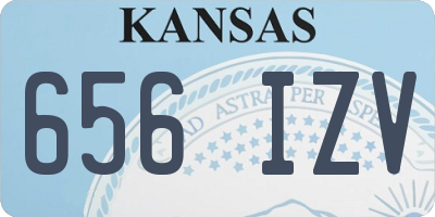 KS license plate 656IZV