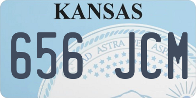 KS license plate 656JCM