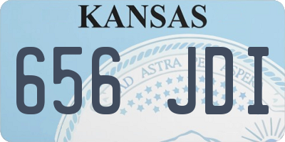 KS license plate 656JDI