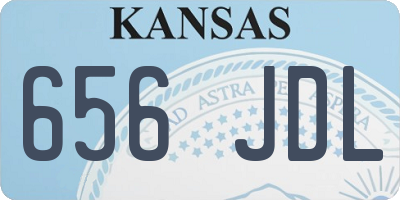 KS license plate 656JDL