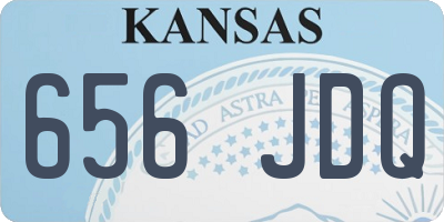 KS license plate 656JDQ