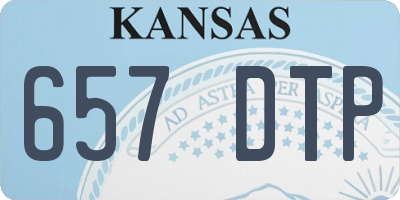 KS license plate 657DTP