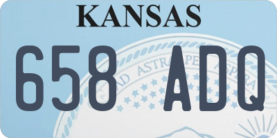 KS license plate 658ADQ