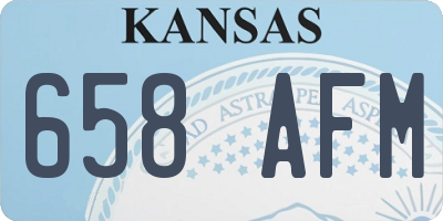 KS license plate 658AFM