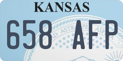 KS license plate 658AFP