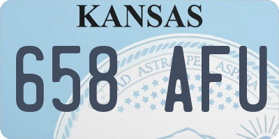 KS license plate 658AFU