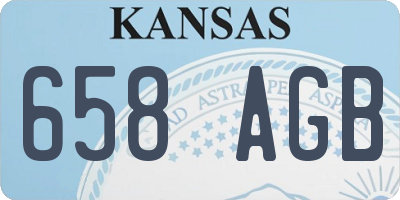 KS license plate 658AGB