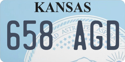 KS license plate 658AGD