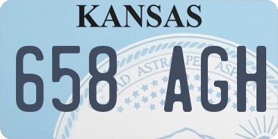 KS license plate 658AGH