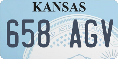 KS license plate 658AGV