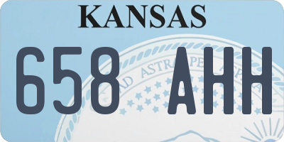 KS license plate 658AHH