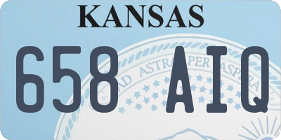 KS license plate 658AIQ