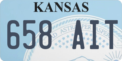 KS license plate 658AIT