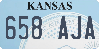 KS license plate 658AJA
