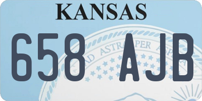 KS license plate 658AJB