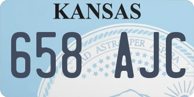 KS license plate 658AJC