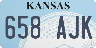 KS license plate 658AJK