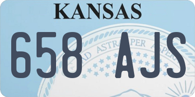 KS license plate 658AJS
