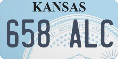 KS license plate 658ALC