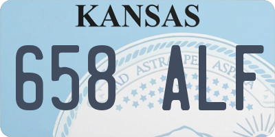 KS license plate 658ALF