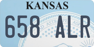 KS license plate 658ALR