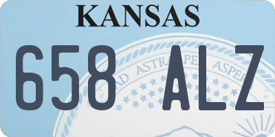 KS license plate 658ALZ