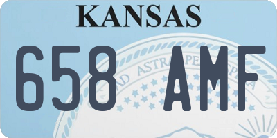 KS license plate 658AMF