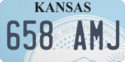 KS license plate 658AMJ
