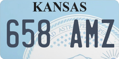 KS license plate 658AMZ