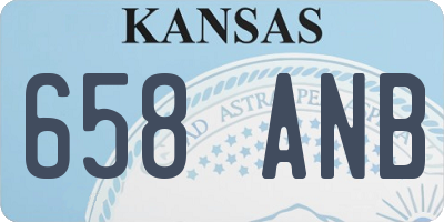 KS license plate 658ANB