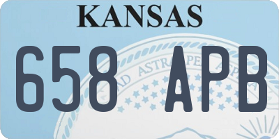 KS license plate 658APB