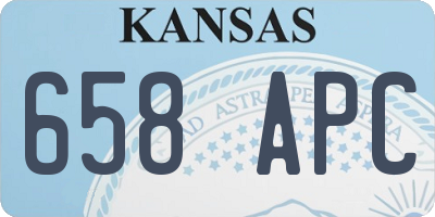 KS license plate 658APC