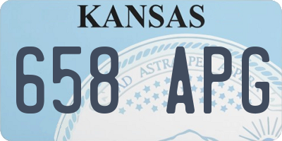 KS license plate 658APG