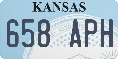 KS license plate 658APH