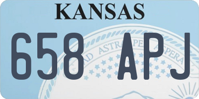 KS license plate 658APJ