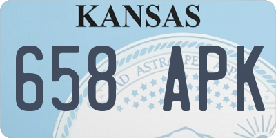 KS license plate 658APK