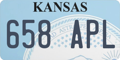 KS license plate 658APL