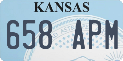 KS license plate 658APM