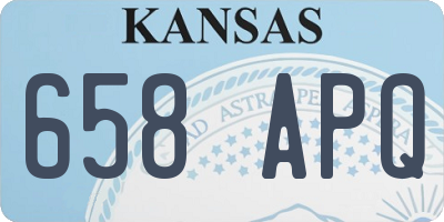 KS license plate 658APQ