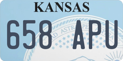 KS license plate 658APU