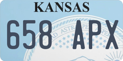 KS license plate 658APX