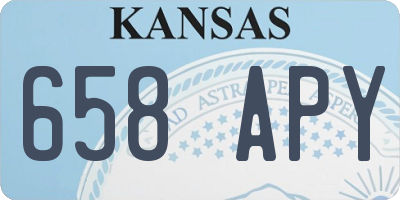 KS license plate 658APY